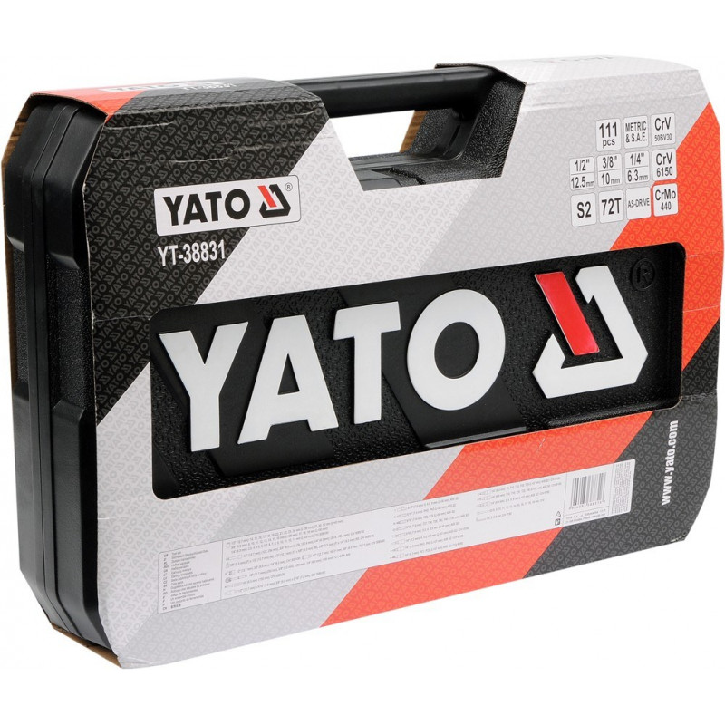 Yato YT-38831 Σετ εργαλείων μηχανικού 111 εργαλεία
