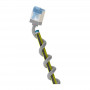 Goobay Slim Cat6a U/FTP Καλώδιο patch RJ45, 1 m, Γκρι