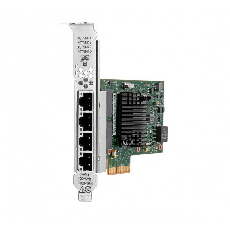 HPE Ethernet 1Gb 4-Port BASE-T I350-T4 προσαρμογέας