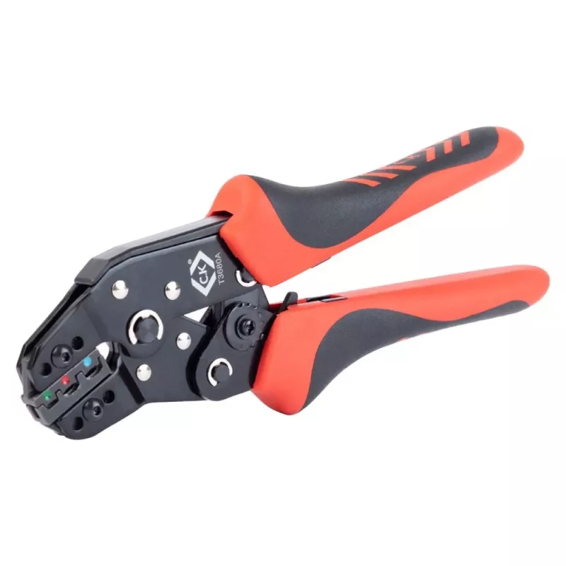 C.K Tools T3680A πένσα πρέσας για μονωμένους συνδετήρες καλωδίων, 0,25-2,5 mm²