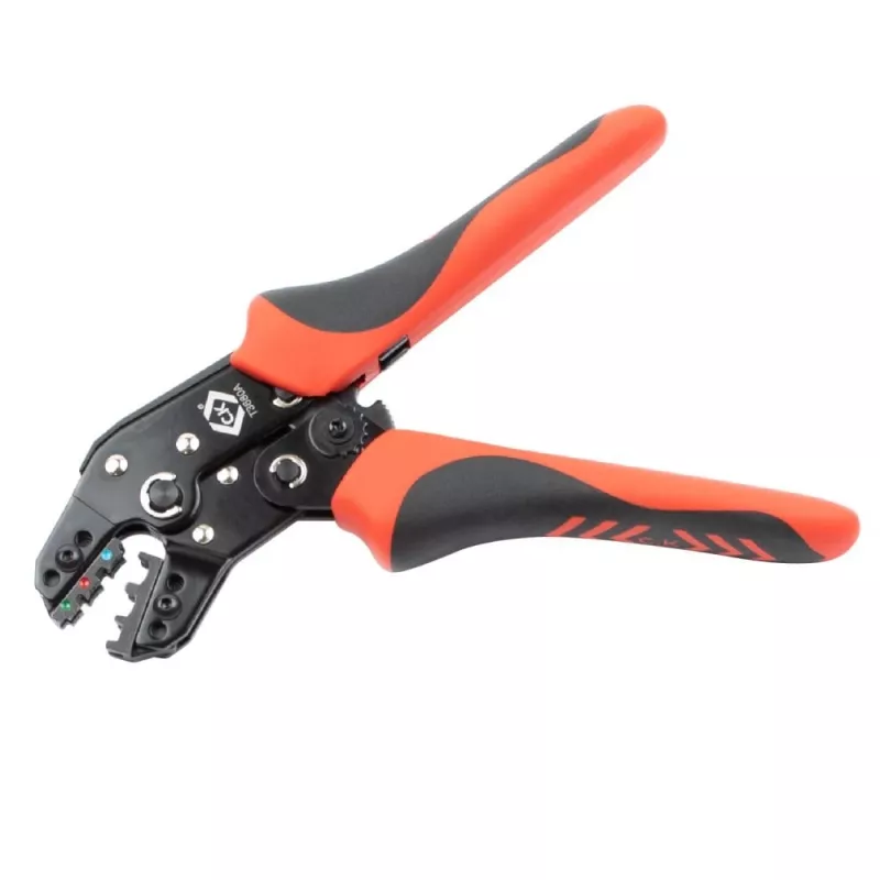 C.K Tools T3680A πένσα πρέσας για μονωμένους συνδετήρες καλωδίων, 0,25-2,5 mm²