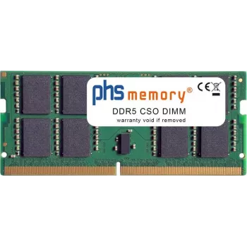 PHS-memory 32GB RAM μνήμη συμβατή με Asus VivoBook X1504MA-BQ951W DDR5 CSODIMM 6400MHz PC5-51200S
