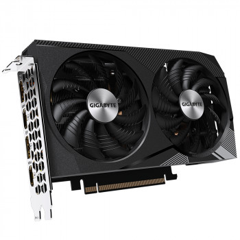 Gigabyte GeForce RTX 3060 WINDFORCE OC 12G Κάρτα γραφικών - 12GB GDDR6, 192-bit, PCIe 4.0 x16, 2x HDMI, 2x DisplayPort (GV-N3060WF2OC-12GD)