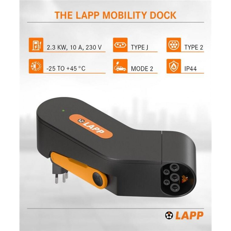 LAPP MOBILITY Mobility Dock φορτιστής EV, Type Ελβετίας (65417)
