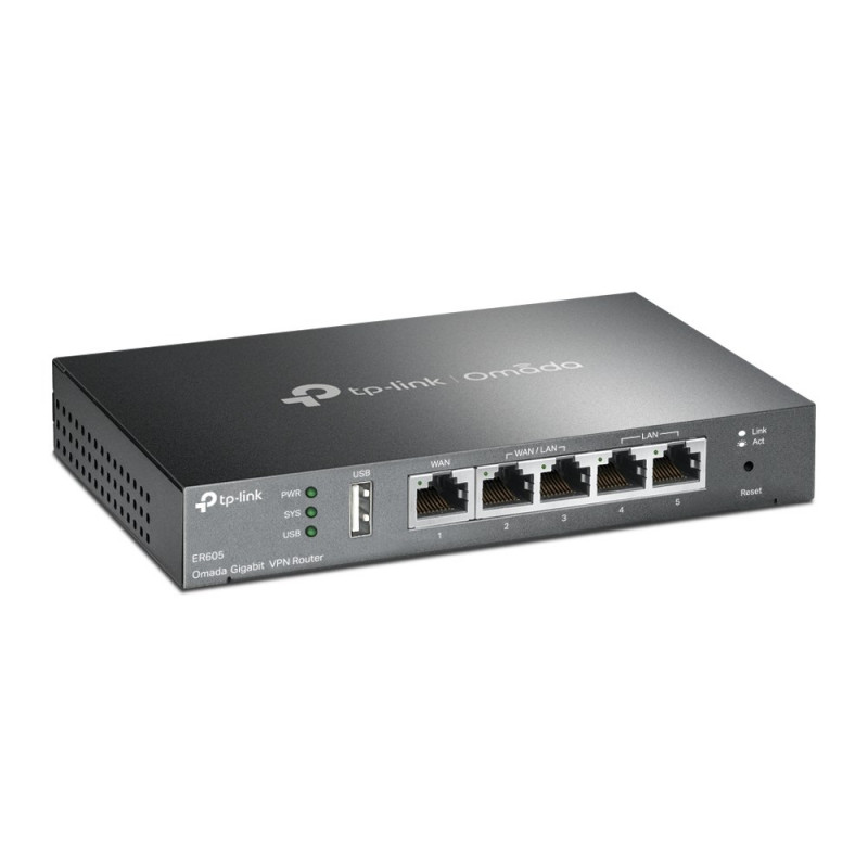 TP-Link ER605 (TL-R605) Gigabit-VPN router, μαύρο