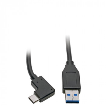 Eaton καλώδιο USB-C σε USB-A, γωνιακό USB-C, USB 3.2 Gen 1, 0,91 m, μαύρο