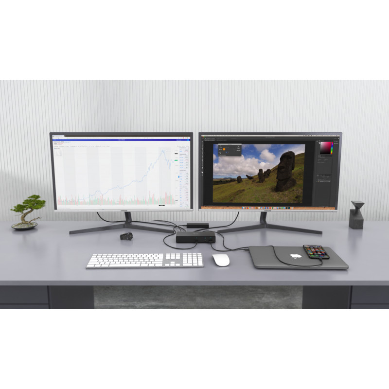i-tec Thunderbolt 3/USB-C Dual DisplayPort 4K Σταθμός σύνδεσης με 85W PD