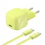 Belkin BOOST Charge USB-C/USB-C 30W PD φορτιστής με PPS, Citrus + 2 m καλώδιο USB-C (WCA008KQ2MGR-B6)