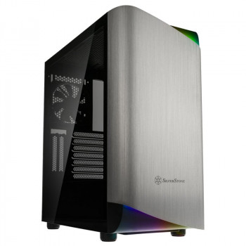 SilverStone Seta A1 Mid Tower, Tempered Glass - μαύρο/ασημί