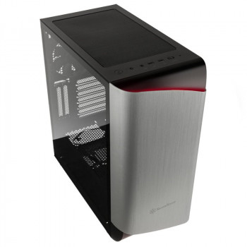 SilverStone Seta A1 Mid Tower, Tempered Glass - μαύρο/ασημί
