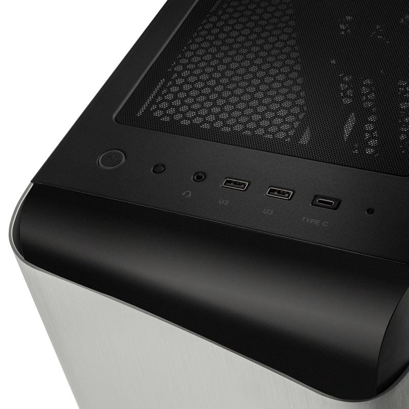 SilverStone Seta A1 Mid Tower, Tempered Glass - μαύρο/ασημί