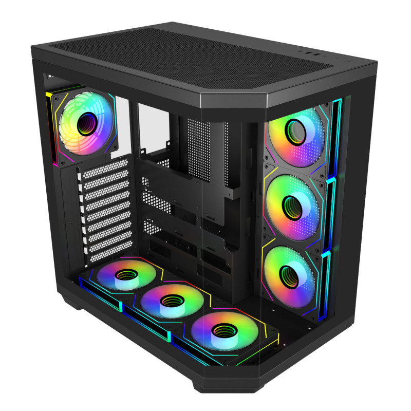 FSP U580 ARGB ATX Ultra Tower Gaming Κουτί – Μαύρο