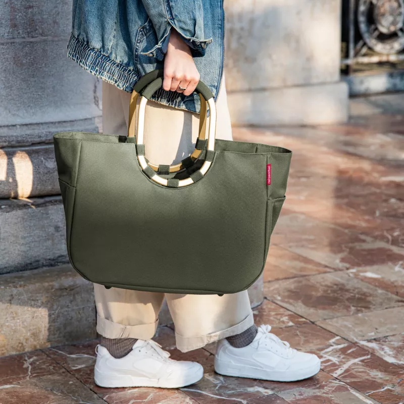 reisenthel loopshopper L Καλάθι αγορών, forest gold, αδιάβροχο, 25 L (OR5054)