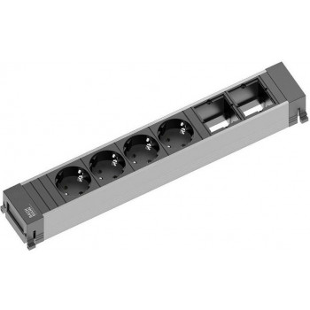 Bachmann POWER FRAME Πολύπριζο, 4 υποδοχές, είσοδος GST18i3, 20 cm (916.030)