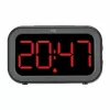 TFA Dostmann Bingo Hybrid ψηφιακό ξυπνητήρι, οθόνη LCD/LED, Μαύρο/Ανθρακί, 60.2048.01