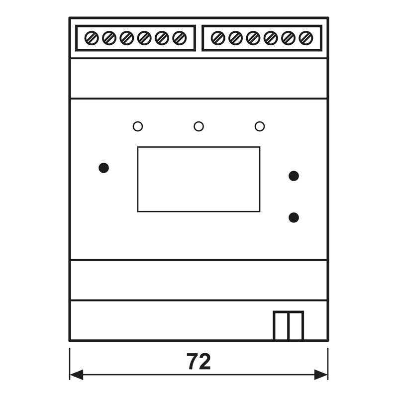 Jung KNX Secure Ελεγκτής LED 5 καναλιών, DC 5-48 V, ράγα DIN