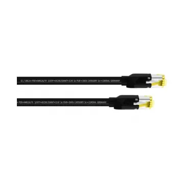 Cordial Cat5e S/UTP καλώδιο patch RJ45, 0,3 m, μαύρο