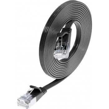 Wirewin Slim Cat6 U/FTP καλώδιο patch RJ45, 10 m, γκρι