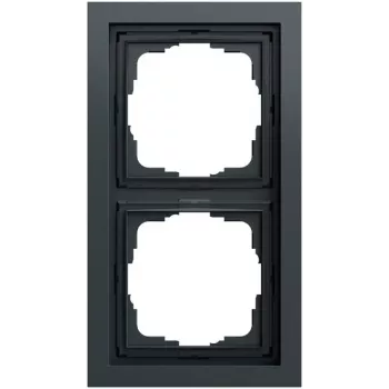 GIRA 021273 πλαίσιο κάλυψης 2 θέσεων Gira F200 ανθρακί (βαμμένο)