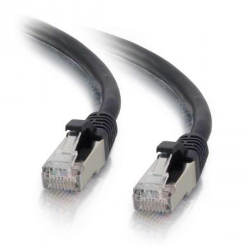 Mercodan Cat6a S/FTP καλώδιο patch RJ45, 20 m, μαύρο