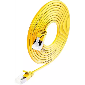 Wirewin Slim Cat6a U/FTP Patchkabel RJ45, 5 m, κίτρινο