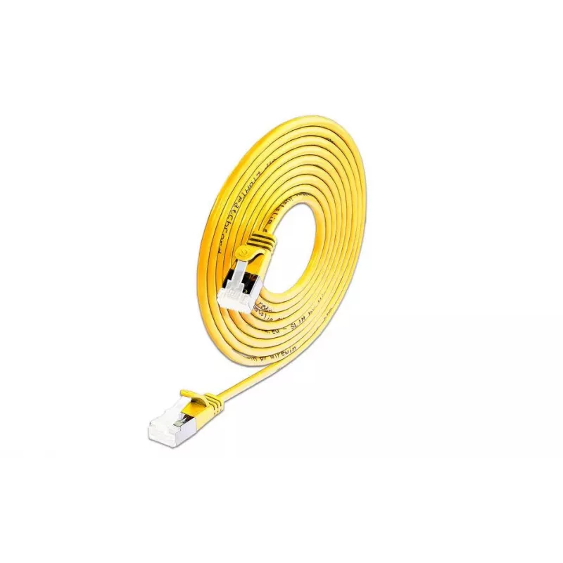 Wirewin Slim Cat6a U/FTP Patchkabel RJ45, 5 m, κίτρινο