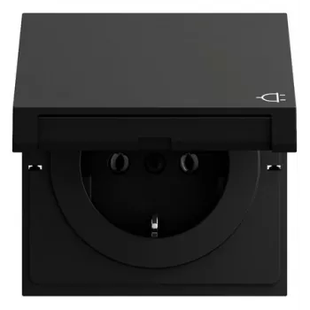 Gira 445474 πρίζα SCHUKO KD, System 70, μαύρη