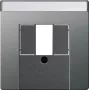 Gira κάλυμμα BSF TAE/USB, ανοξείδωτο ατσάλι, 0876600