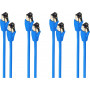 shiverpeaks Καλώδιο δικτύου Cat8.1 F/FTP, 3 m, μπλε