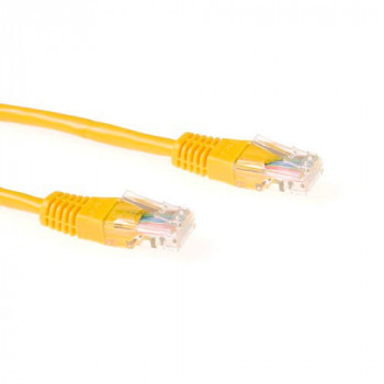 ACT Καλώδιο δικτύου Cat5e U/UTP RJ45, 7 m, κίτρινο