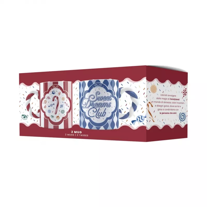 Bialetti Candyland Σετ φλιτζανιών, 2 τεμ. x 300 ml