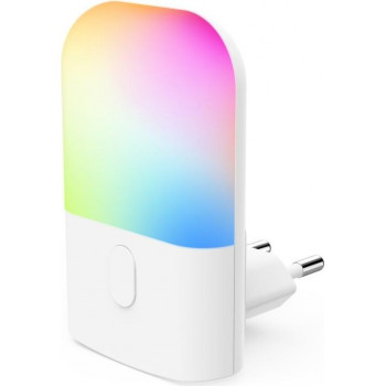 Hama LED νυχτερινό φωτάκι χρώματος, με βύσμα, αισθητήρας λυκόφωτος, εναλλαγή χρωμάτων, RGB