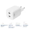 ACT Φορτιστής USB-C 100W 2 θυρών με Power Delivery 3.2, PPS, AVS, QuickCharge και GaNFast