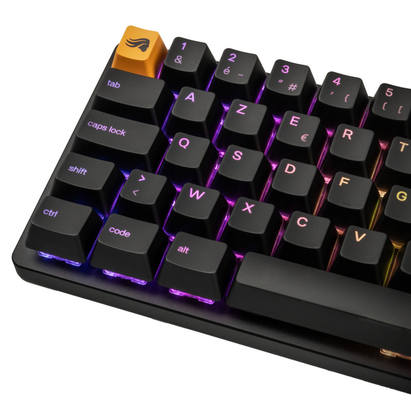 Glorious GMMK 2 Compact Πληκτρολόγιο – Fox Switches, FR-Layout, Μαύρο