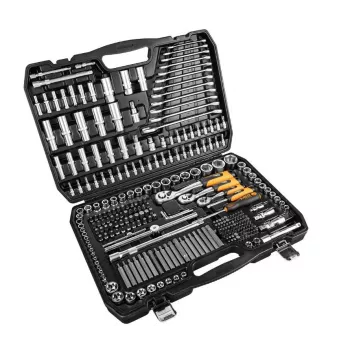 Neo Tools 10-218 Σετ εργαλείων, 300 τεμ., 1/2, 3/8, 1/4 υποδοχή