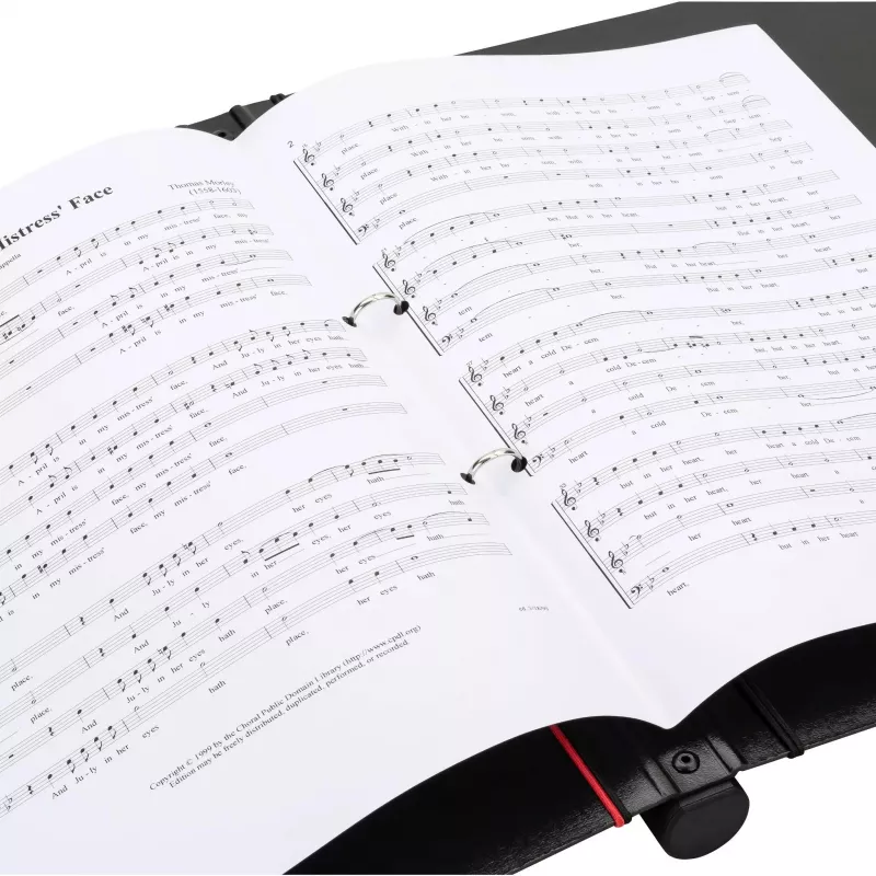 FALKEN θήκη μουσικής Gloria μαύρη, 1 τεμ.
