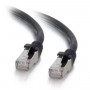 Mercodan Cat6a S/FTP καλώδιο patch RJ45, 30 m, μαύρο