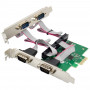 InLine® Κάρτα διασύνδεσης PCIe x1, 4x RS-232, Low Profile