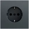 GIRA 418873 SCHUKO Πρίζα System 70, ανθρακί
