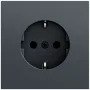 GIRA 418873 SCHUKO Πρίζα System 70, ανθρακί