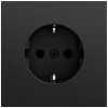 GIRA 418874 SCHUKO Πρίζα System 70 μαύρο