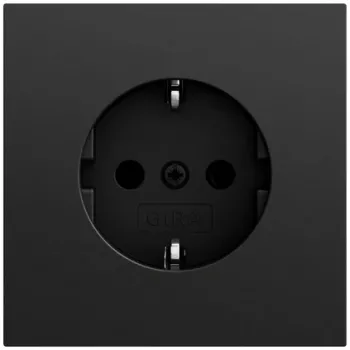 GIRA 418874 SCHUKO Πρίζα System 70 μαύρο