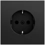 GIRA 418874 SCHUKO Πρίζα System 70 μαύρο