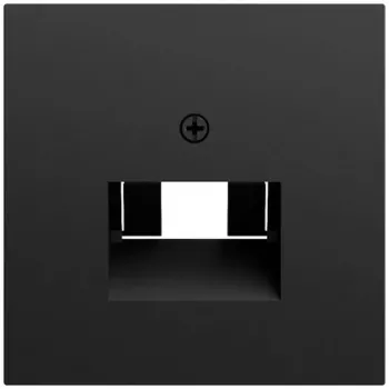 GIRA 027074 κάλυμμα UAE/IAE + δικτύου, System 70, μαύρο