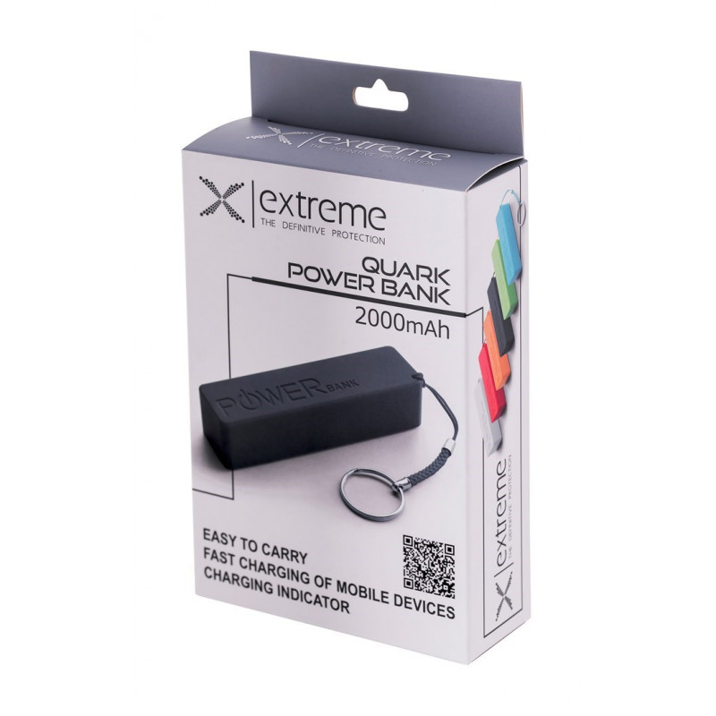 Esperanza Quark Powerbank 2000 mAh, Μαύρο