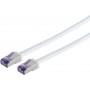 Shiverpeaks Cat6a S/FTP Flex Καλώδιο patch RJ45, 7,5 m, Λευκό