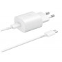 Samsung Ταξιδιωτικός προσαρμογέας TA800 με καλώδιο USB-C σε USB-C, Λευκό