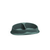 Stefanplast Διπλό μπολ φαγητού Chic 0,25+0,25 l 27x17,5x7,2 cm πράσινο