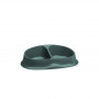 Stefanplast Διπλό μπολ φαγητού Chic 0,25+0,25 l 27x17,5x7,2 cm πράσινο