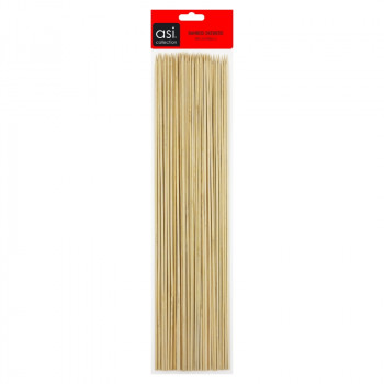 Asi Collection ξύλινα καλαμάκια μπαμπού για ψητά 50 τεμ., 50cm, Ø4cm
